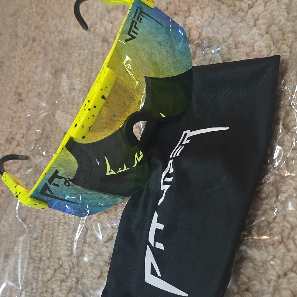 Pit Viper Sunglasses with Yellow and Black Accents